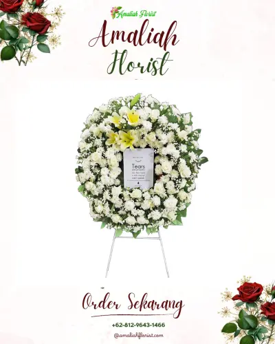 Krans Bunga Duka Cita di Orchardz Hotel Ayani Pontianak