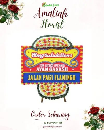 Bunga Papan Congratulation di Orchardz Hotel Ayani Pontianak